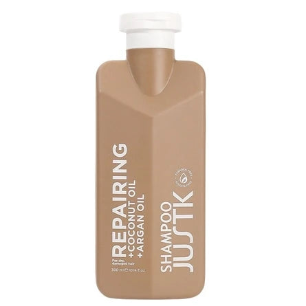 JustK - Repairing Shampoo & Conditioner Duo Bundle – JustK Repairing Coconut Oil & Argan Oil Shampoo 300ml