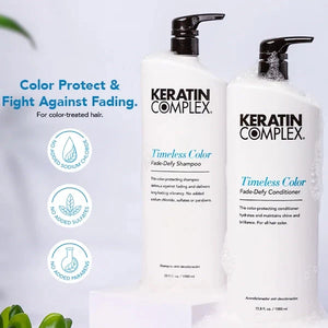Keratin Complex - Timeless Color-Defy Shampoo & Conditioner Duo 1000ml Bundle – Keratin Complex Timeless Color-Defy Conditioner 1000ml (detail)