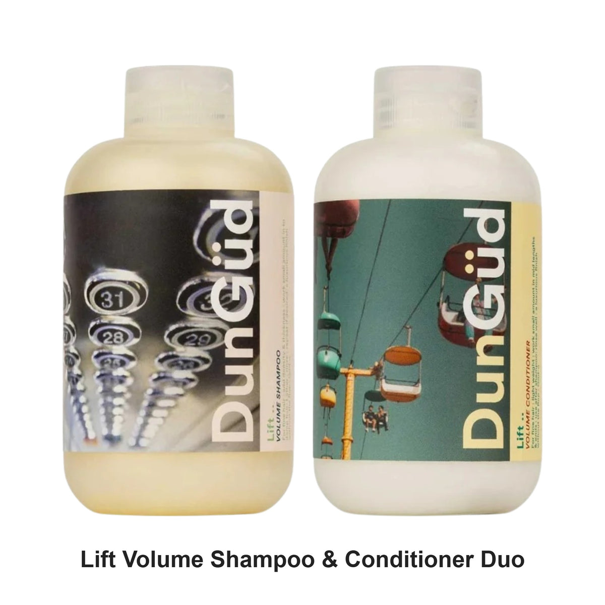 DunGud - Lift Volume Shampoo & Conditioner Duo Bundle – bundle contents: Lift Volume Shampoo 250ml, Lift Volume Conditioner 250ml