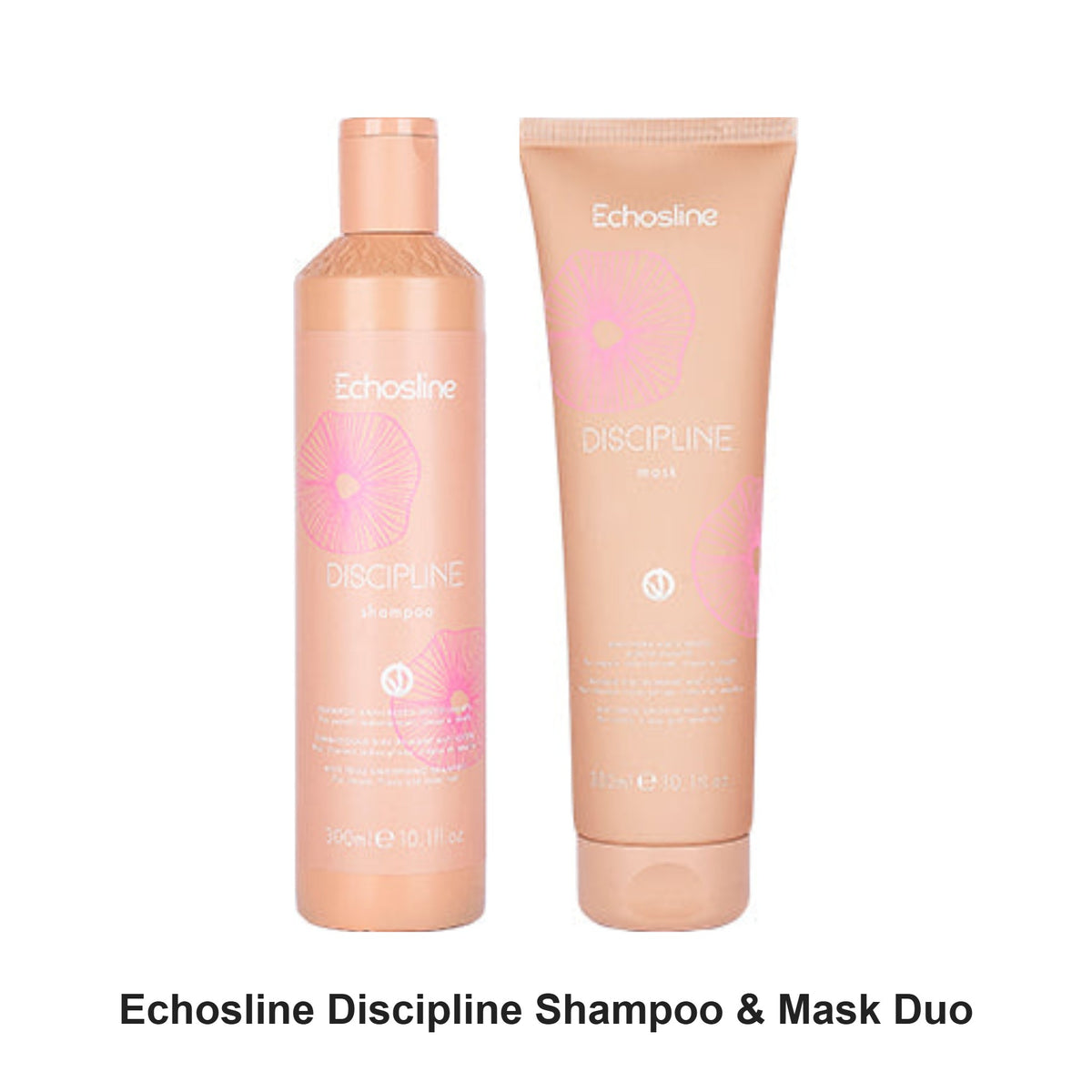 Echosline - Discipline Shampoo & Mask Duo Bundle – bundle contents: Discipline Shampoo 300ml, Discipline Mask 300ml