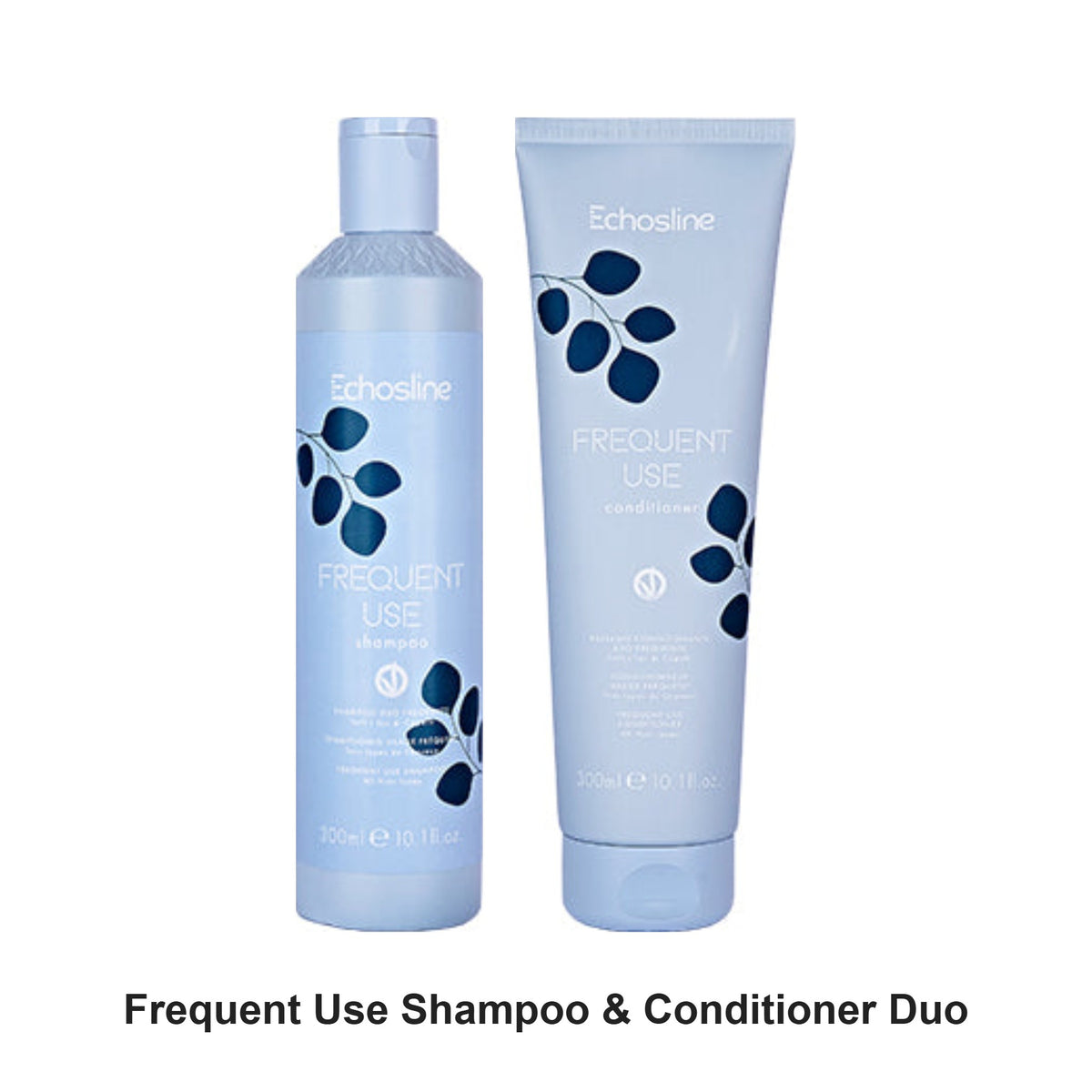 Echosline - Frequent Use Shampoo & Conditioner Duo Bundle – bundle contents: Frequent Use Shampoo 300ml, Frequent Use Conditioner 300ml