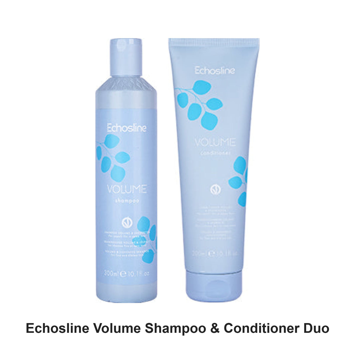 Echosline - Volume Shampoo & Conditioner Duo Bundle – bundle contents: Volume Shampoo 300ml, Volume Conditioner 300ml