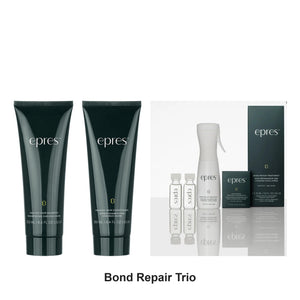 Epres - Bond Repair Treatment Kit, Shampoo & Conditioner Trio Bundle – bundle contents: Healthy Hair Shampoo 250ml, Healthy Hair Conditioner 250ml, Bond Repair Treatment Kit