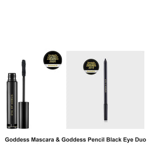 Eye of Horus - Goddess Mascara & Goddess Pencil Black Eye Duo Bundle – bundle contents: Goddess Mascara Black, Goddess Pencil Black