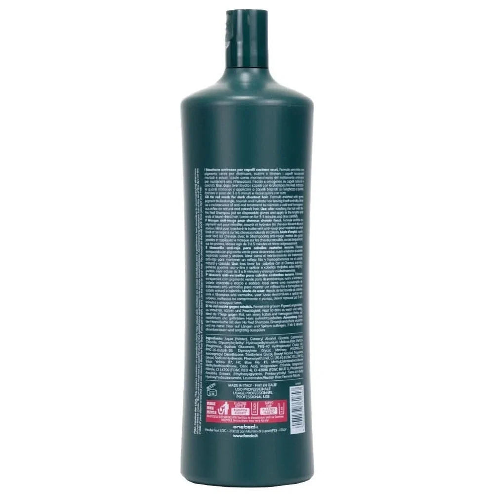 Fanola - No Red Shampoo & Mask Duo 1000ml Bundle – Fanola No Red Mask - Original 1000ml (detail)