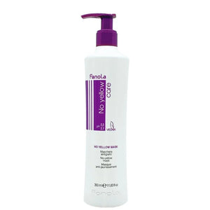 Fanola - No Yellow Shampoo, Mask & Bi-Phase Leave-In Trio Bundle – Fanola No Yellow Mask 350ml