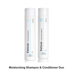 Fatboy - Moisturizing Shampoo & Conditioner Duo Bundle – bundle contents: Moisturizing Shampoo 295ml, Moisturizing Conditioner 295ml