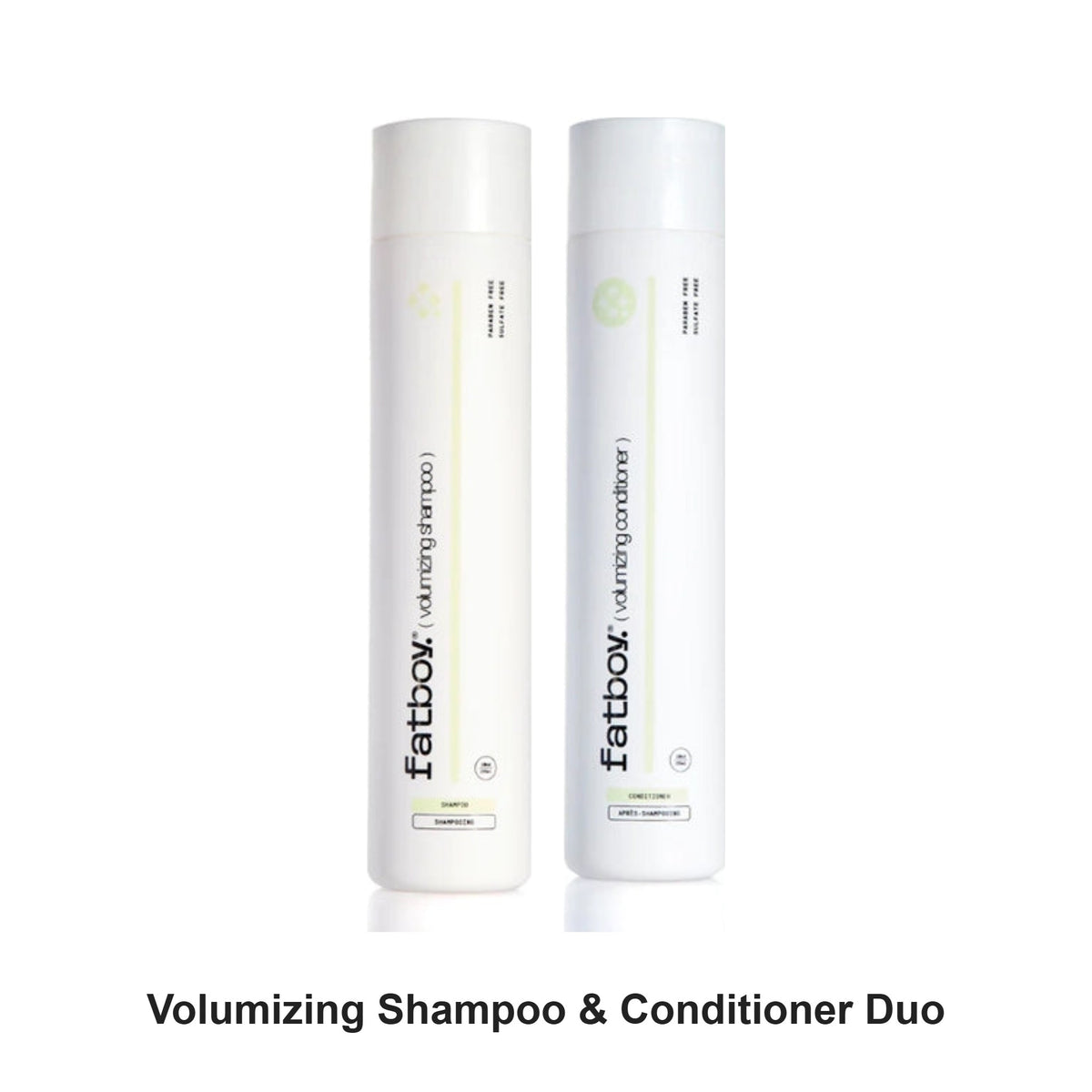 Fatboy - Volumizing Shampoo & Conditioner Duo Bundle – bundle contents: Volumizing Shampoo 295ml, Volumizing Conditioner 295ml