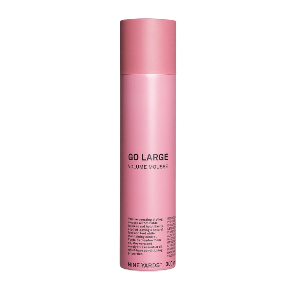 Nine Yards - Go Large Volume Mousse 300ml – front of pack