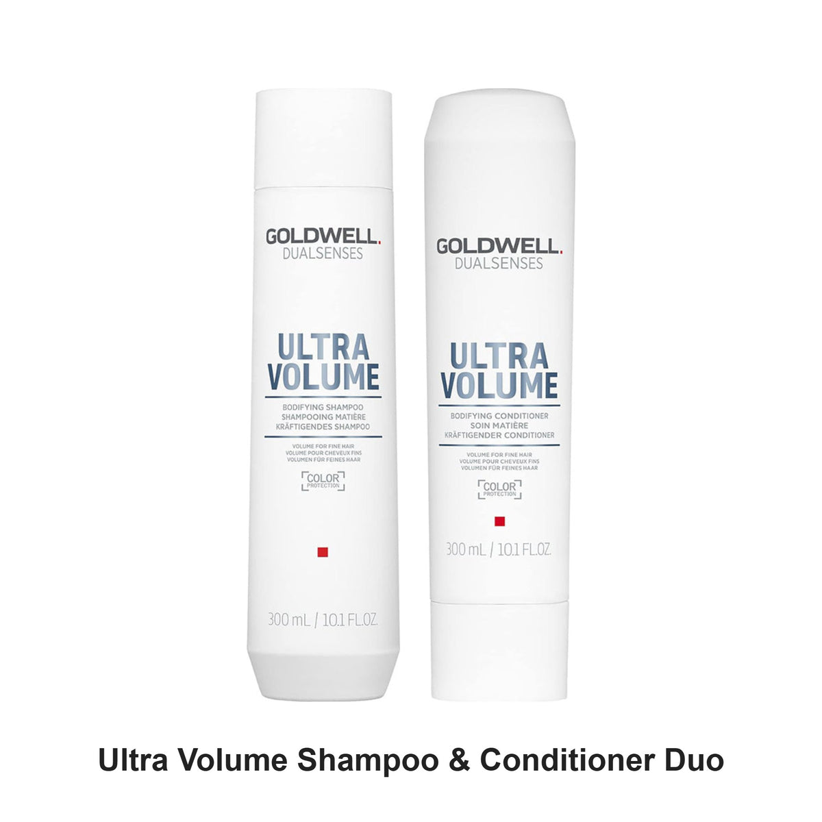 Goldwell - Ultra Volume Shampoo & Conditioner Duo Bundle – bundle contents: Ultra Volume Bodifying Shampoo 300ml, Ultra Volume Bodifying Conditioner 300ml