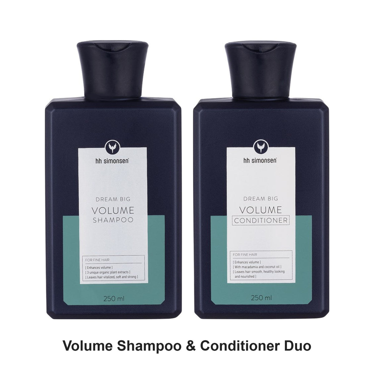 HH Simonsen - Volume Shampoo & Conditioner Duo Bundle – bundle contents: Volume Shampoo 250ml, Volume Conditioner 250ml