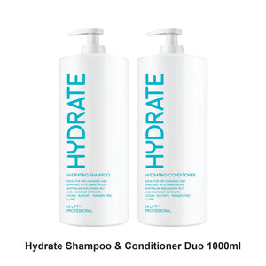 Hi Lift - Hydrate Shampoo & Conditioner Duo 1000ml Bundle – bundle contents: Hydrate Shampoo 1000ml, Hydrate Conditioner 1000ml