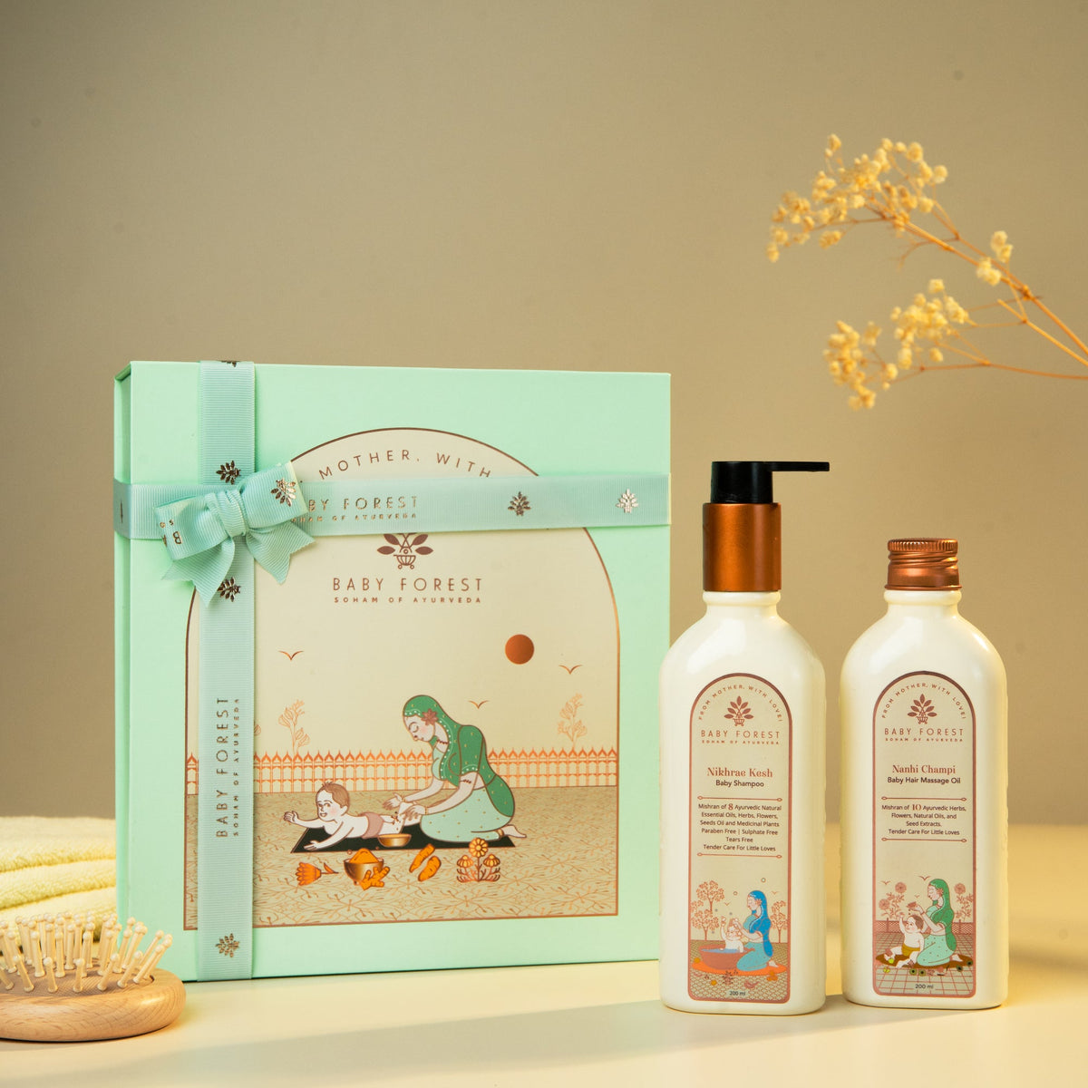 Baby Forest - Maasoom Petika Baby Gift Set Hair Care – front of pack