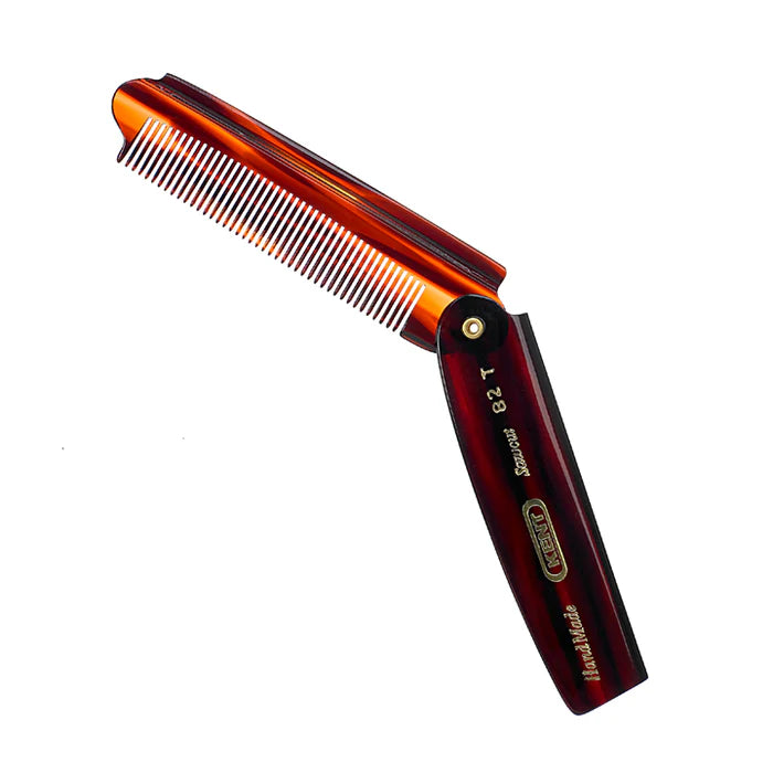 Kent - 82T mens large folding pocket comb