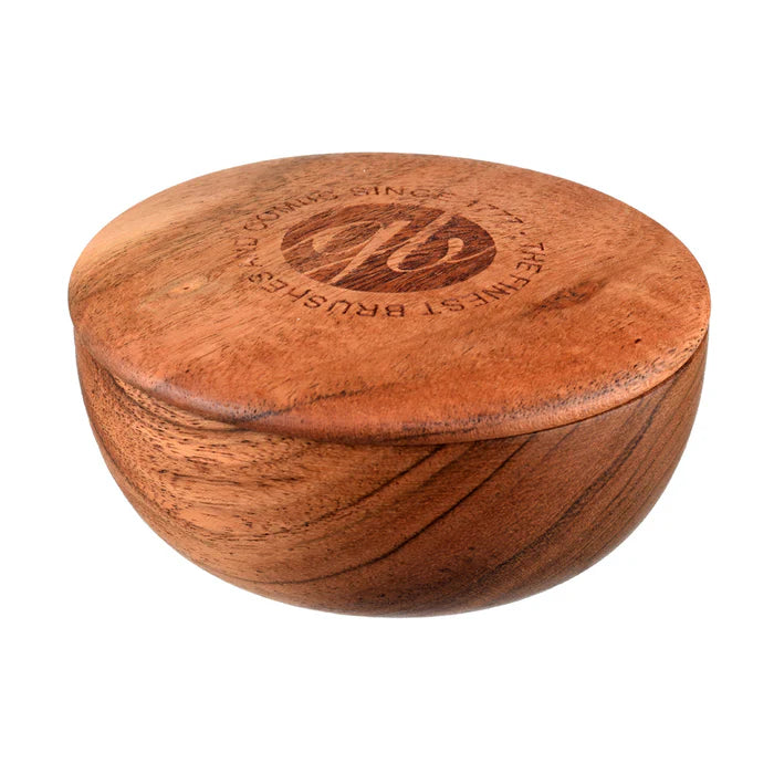 Kent - Luxury Shaving Soap in Dark Wood Bowl