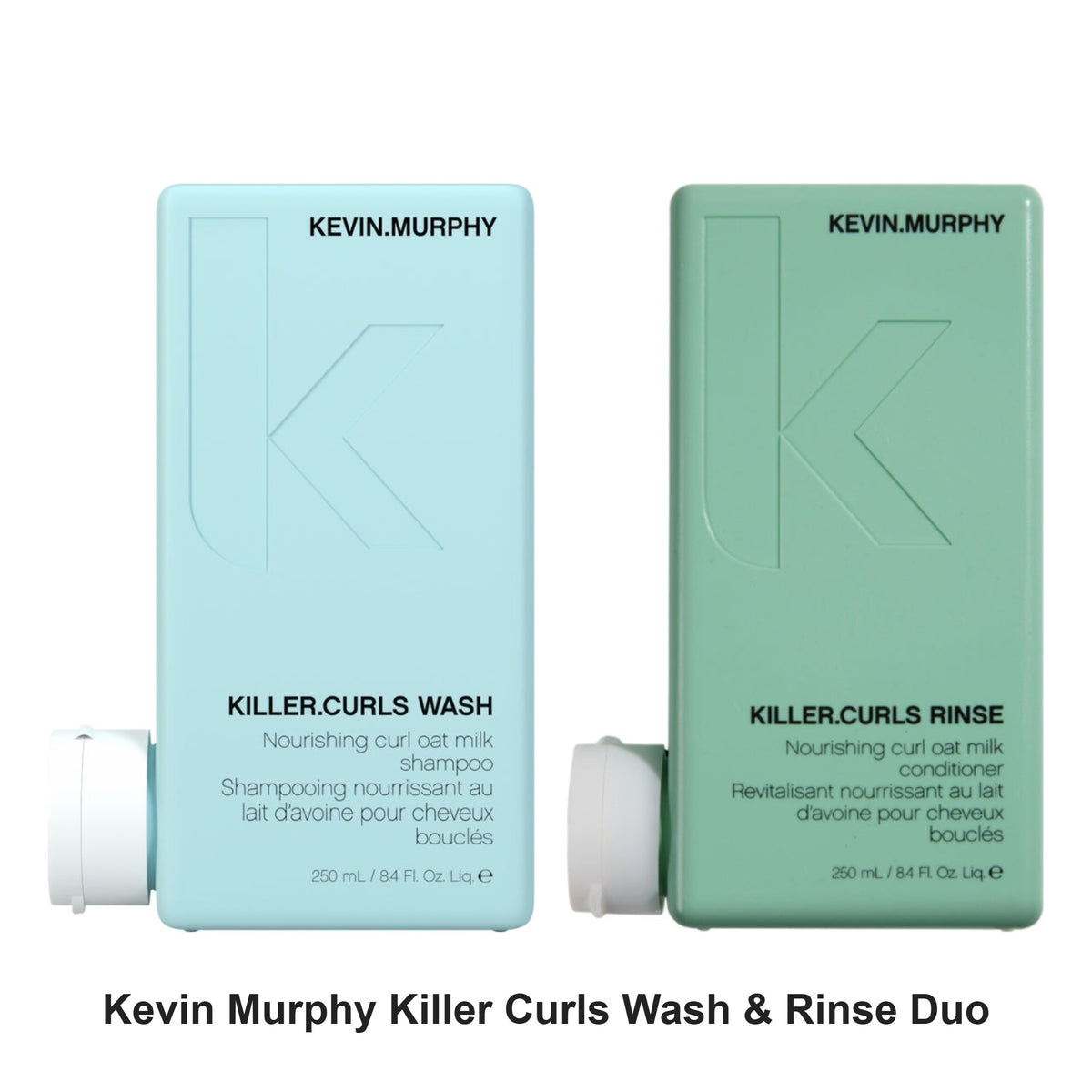 Kevin Murphy - Killer Curls Wash & Rinse Duo Bundle – bundle contents: Killer Curls Wash 250ml, Killer Curls Rinse 250ml