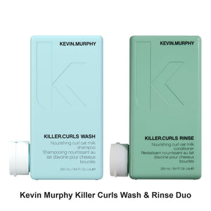 Kevin Murphy - Killer Curls Wash & Rinse Duo Bundle – bundle contents: Killer Curls Wash 250ml, Killer Curls Rinse 250ml