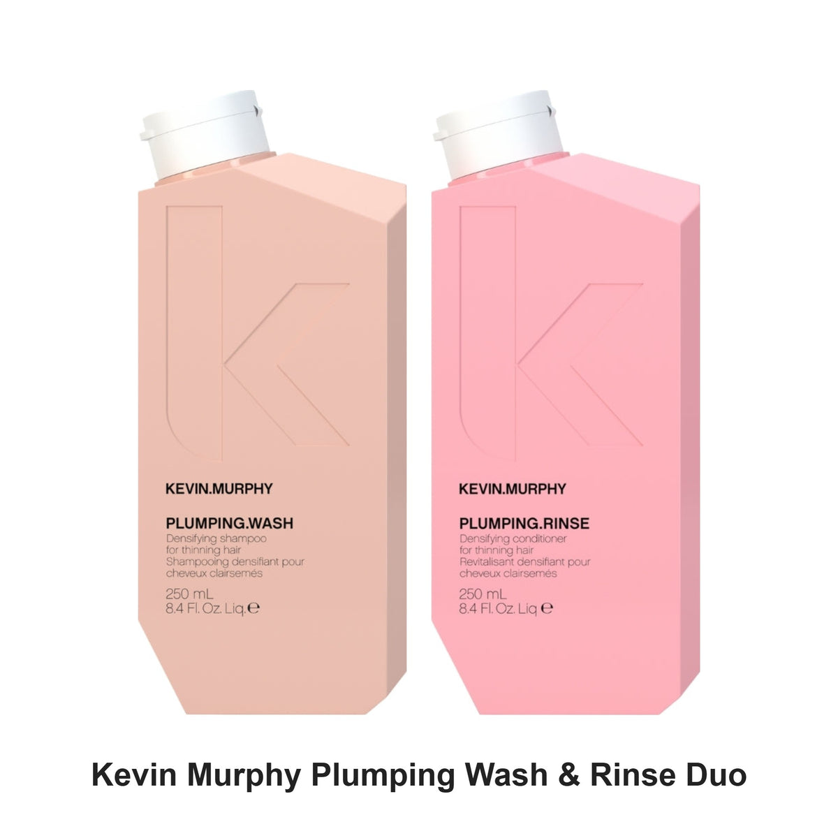 Kevin Murphy - Plumping Wash & Rinse Duo Bundle – bundle contents: Plumping Wash 250ml, Plumping Rinse 250ml
