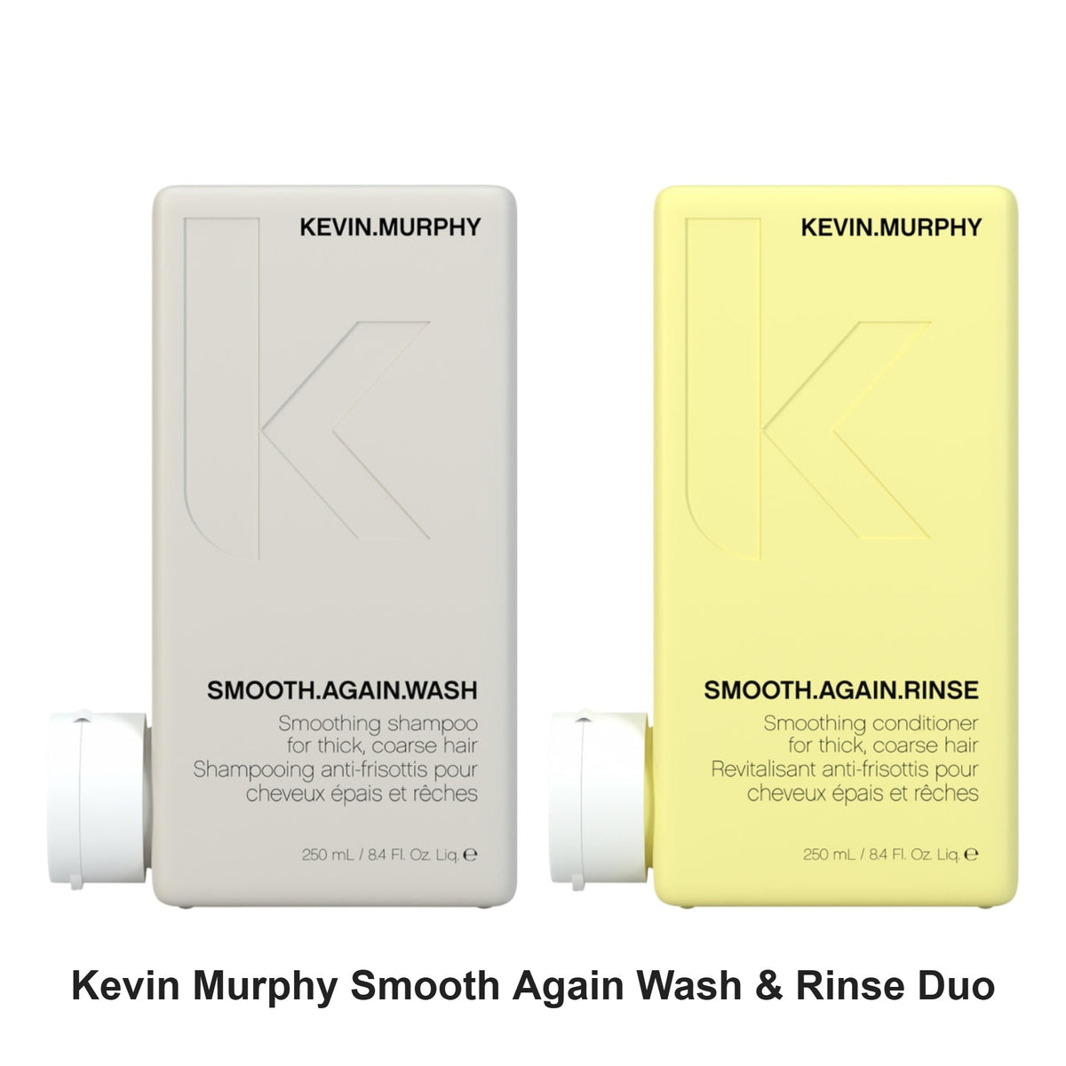 Kevin Murphy - Smooth Again Wash & Rinse Duo Bundle – bundle contents: Smooth Again Wash 250ml, Smooth Again Rinse 250ml