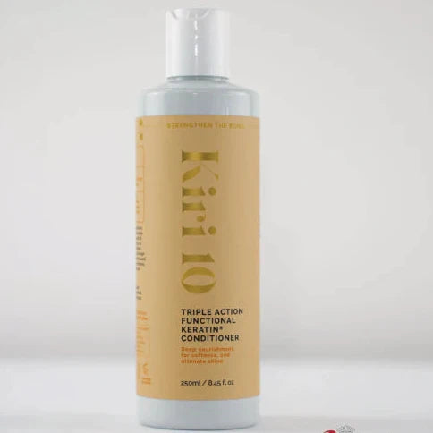 Kiri 10 - Triple Action Keratin Shampoo, Conditioner & Hair Serum Trio Bundle – Kiri 10 Triple Action Functional Keratin Conditioner 250ml