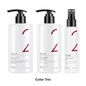 KOBO Professional - Color Locking Shampoo, Conditioner & Protective Mist Trio Bundle – bundle contents: Color Locking Shampoo 320ml, Color Locking Conditioner 320ml, Color Protective Mist 150ml
