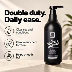 L3VEL3 2 In 1 Shampoo benefits