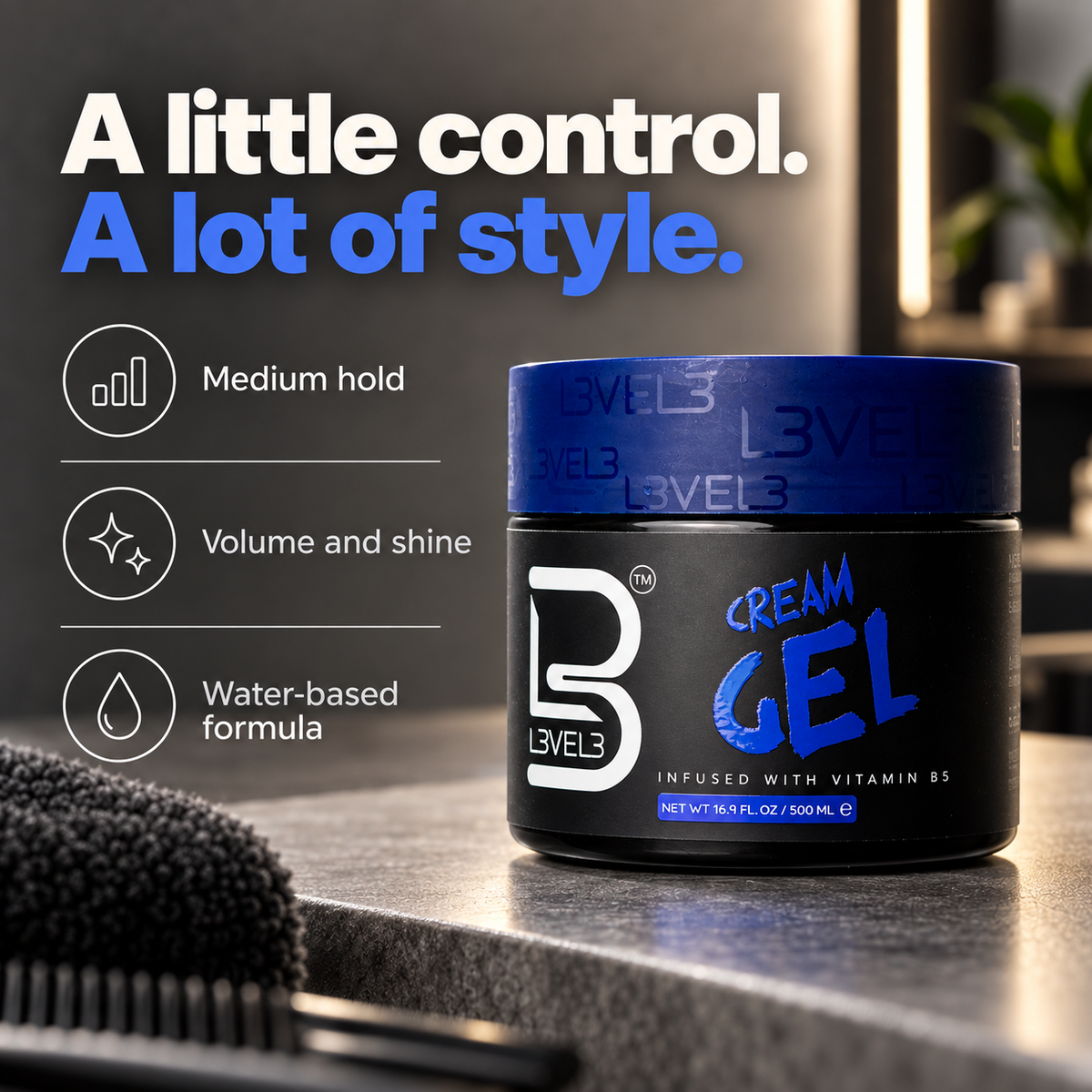 L3VEL3 Cream Gel benefits
