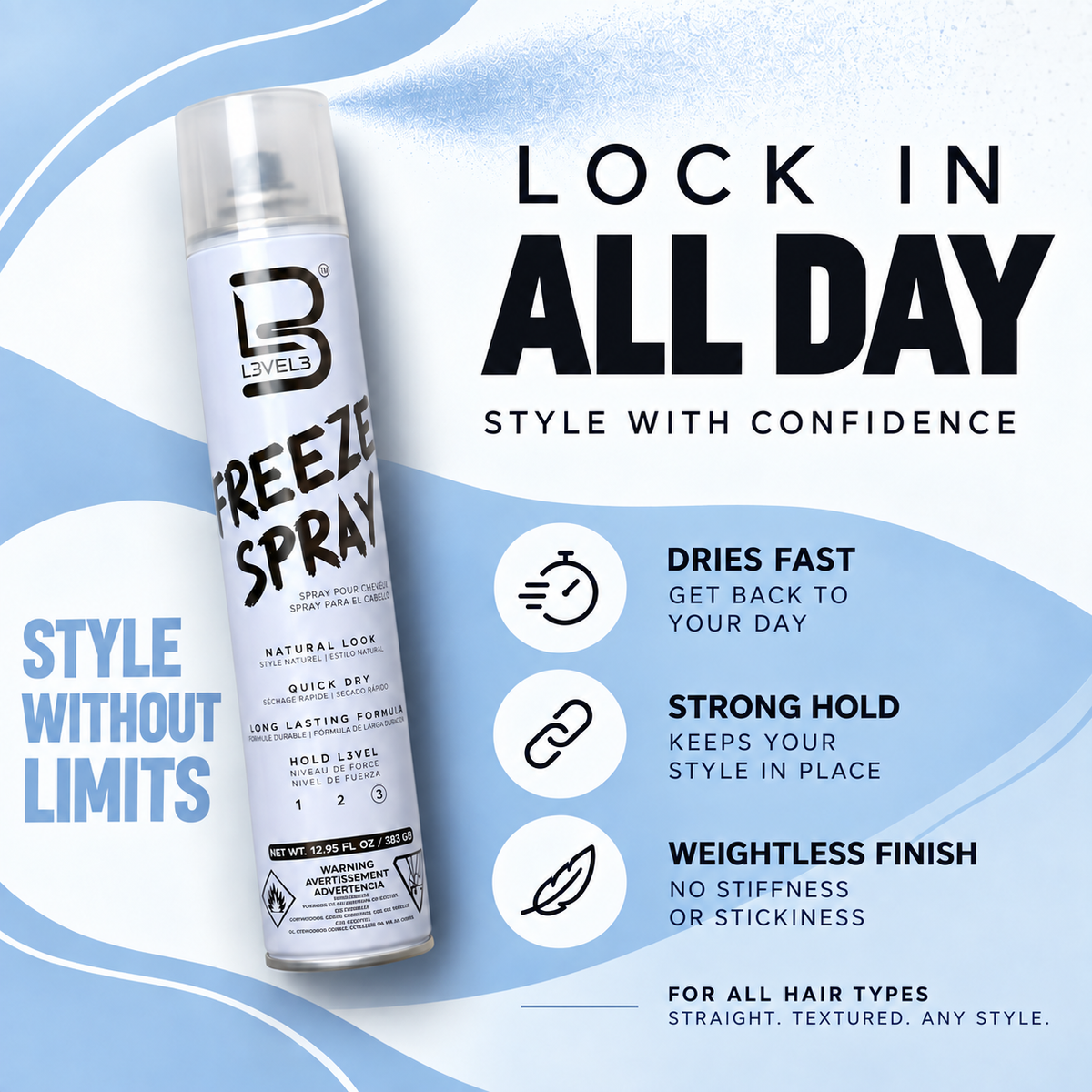 L3VEL3 Freeze Spray how to use
