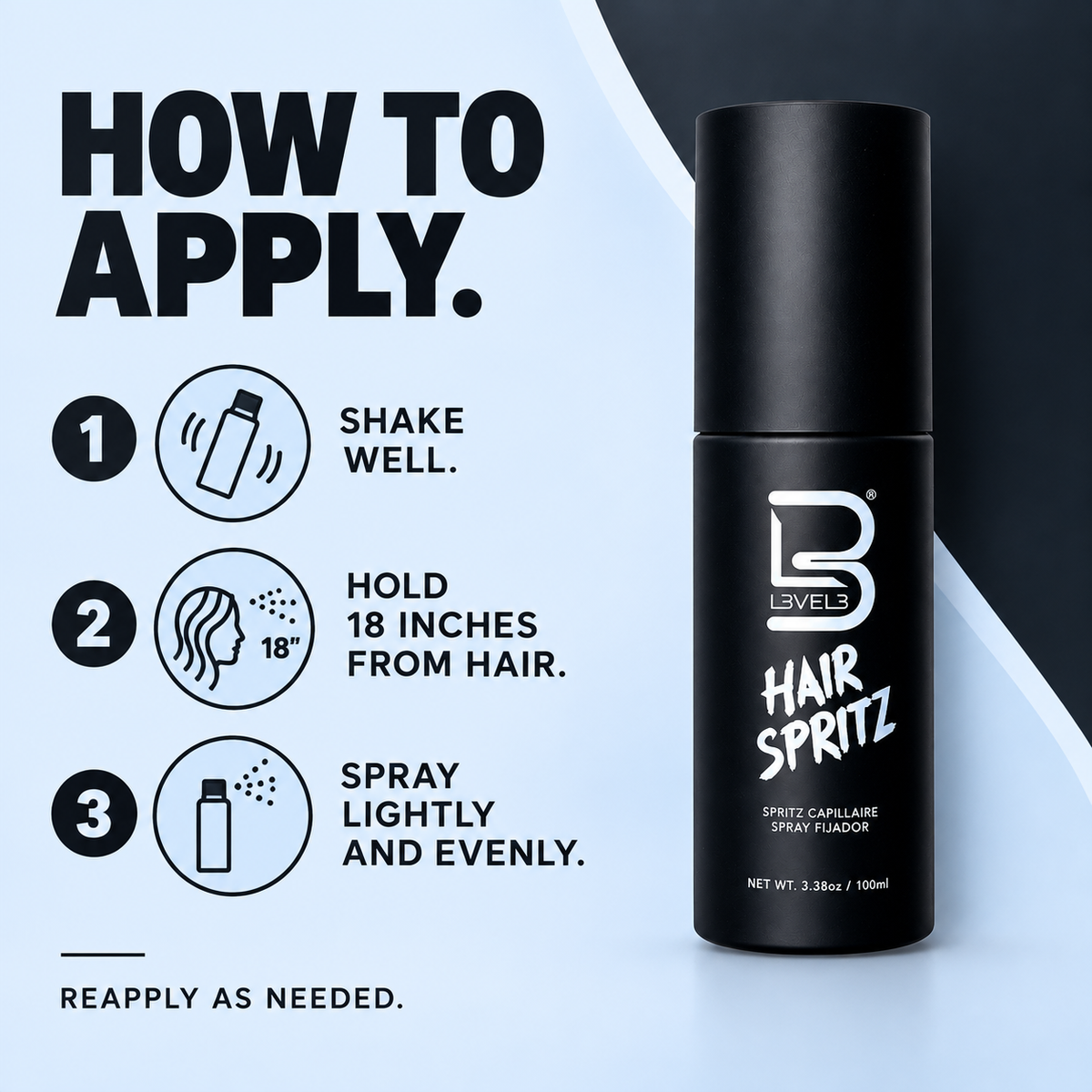 L3VEL3 Spritz how to use