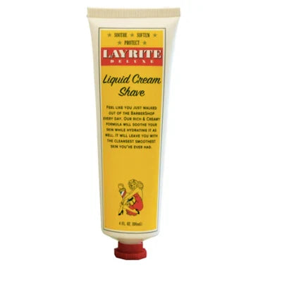 Layrite - Liquid Cream Shave Tube – Twin Pack (2 x 118ml) – Layrite - Liquid Cream Shave Tube 118ml