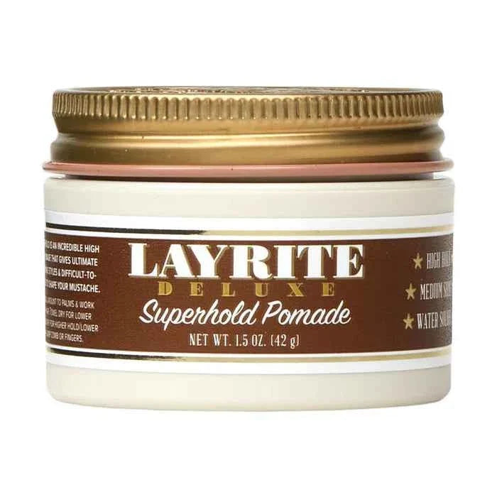 Layrite - Superhold Pomade – Twin Pack (2 x 42g) – Layrite - Superhold Pomade 42g