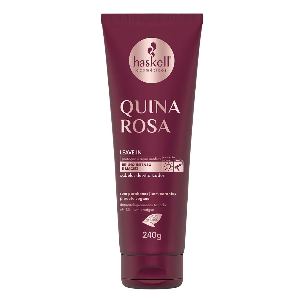 Haskell - Quina Rosa Shampoo, Conditioner & Leave In Trio Bundle – Haskell Quina Rosa (Pink Cinchona) Leave In 240g