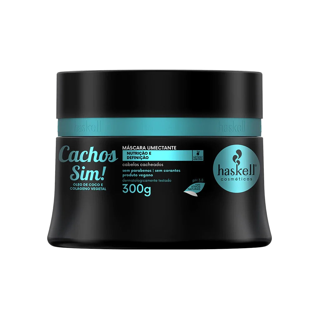 Haskell - Cachos Sim Curl Shampoo, Conditioner, Mask & Leave In Quad Bundle – Haskell Cachos Sim (Curl Yes) Mask 300g