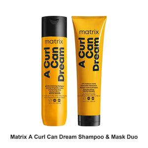 Matrix - A Curl Can Dream Shampoo & Mask Duo Bundle – bundle contents: A Curl Can Dream Shampoo 300ml, A Curl Can Dream Mask 280ml