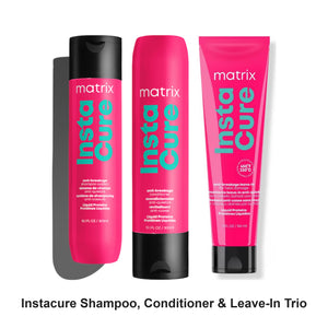 Matrix - Instacure Shampoo, Conditioner & Leave-In Trio Bundle – bundle contents: Instacure Shampoo 300ml, Instacure Conditioner 300ml, Instacure Leave In 200ml