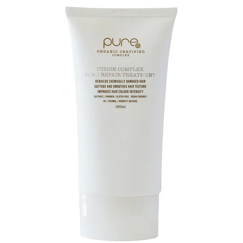 Pure Organic - Fusion Complex Shampoo, Conditioner & Bond Repair Treatment Trio Bundle – Pure Organic Fusion Complex Bond Repair Treatment 150g