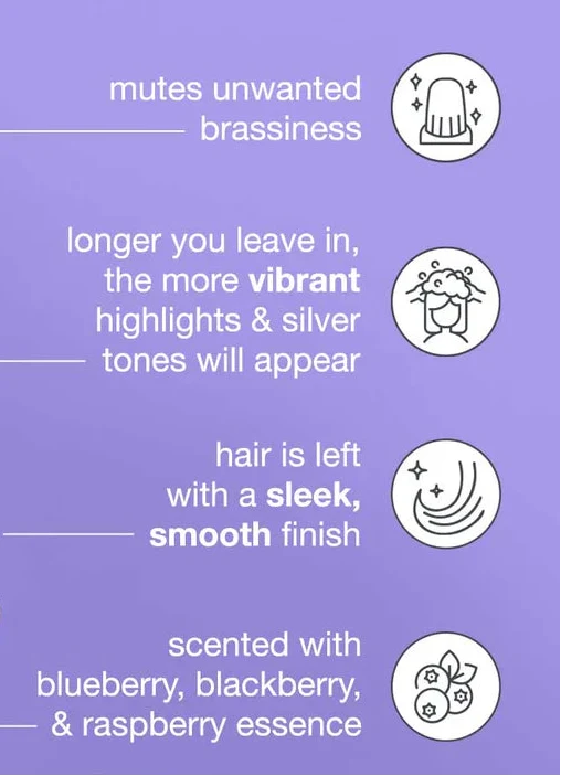 Milk Shake - Silver Shine Shampoo & Conditioner Duo 1000ml Bundle – Milk Shake Silver Shine Shampoo 1000ml (detail)