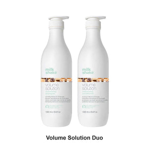 Milk Shake - Volume Solution Shampoo & Conditioner Duo 1000ml Bundle – bundle contents: Volume Solution Shampoo 1000ml, Volume Solution Conditioner 1000ml