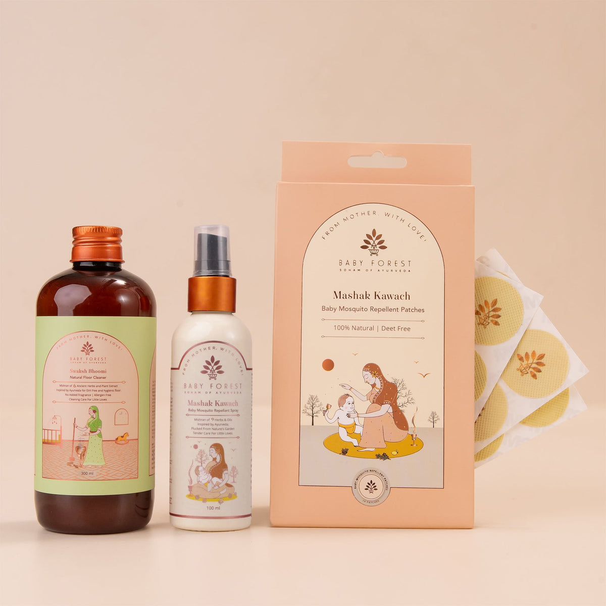 Baby Forest - Baby Monsoon Care Combo (3-Piece Set) – view 3
