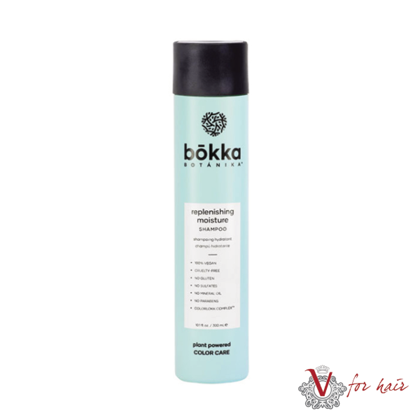 Bokka Botanika Replenishing Moisture Shampoo 300ml – bottle on white