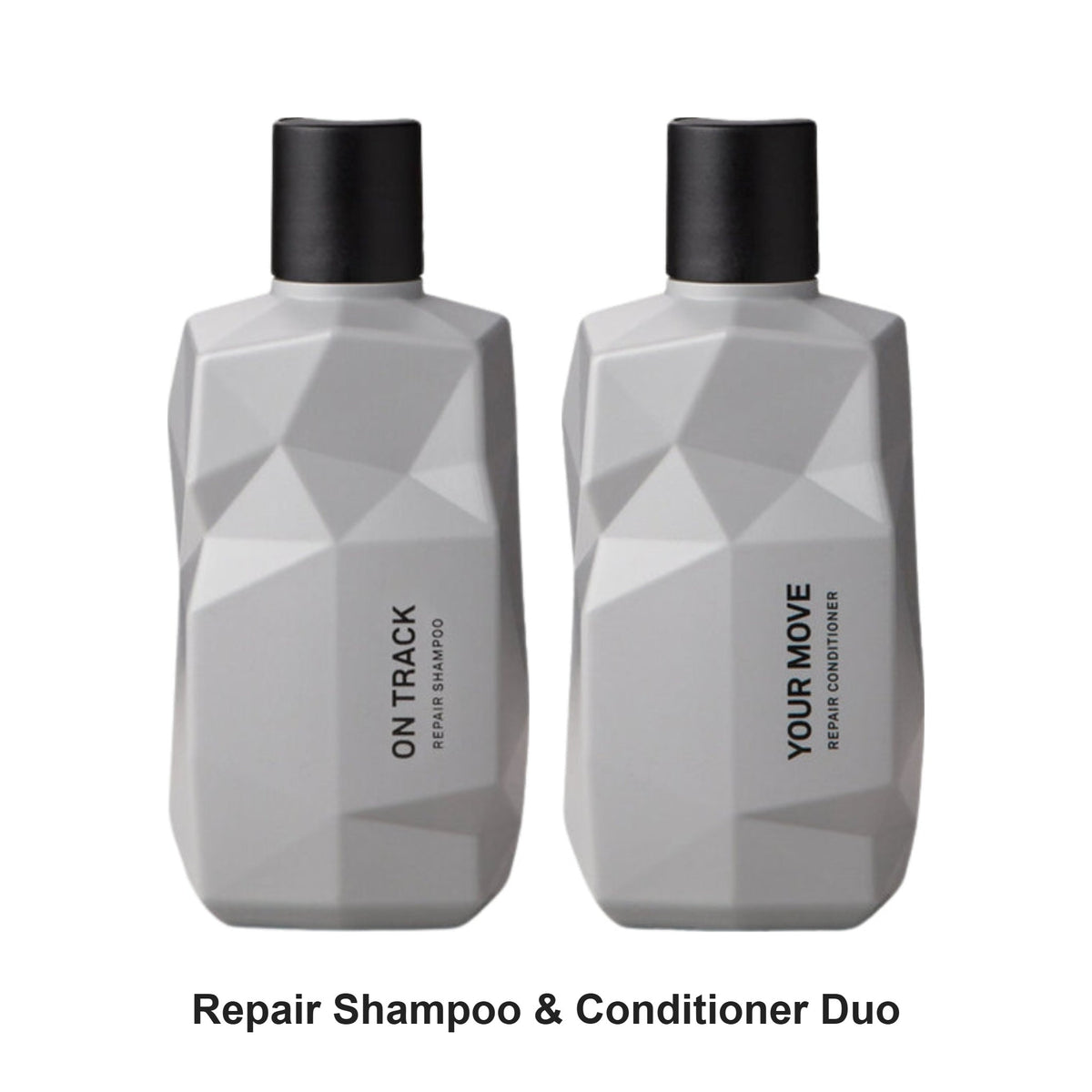 Nine Yards - Repair Shampoo & Conditioner Duo Bundle – bundle contents: On Track Repair Shampoo 300ml, Your Move Repair Conditioner 300ml