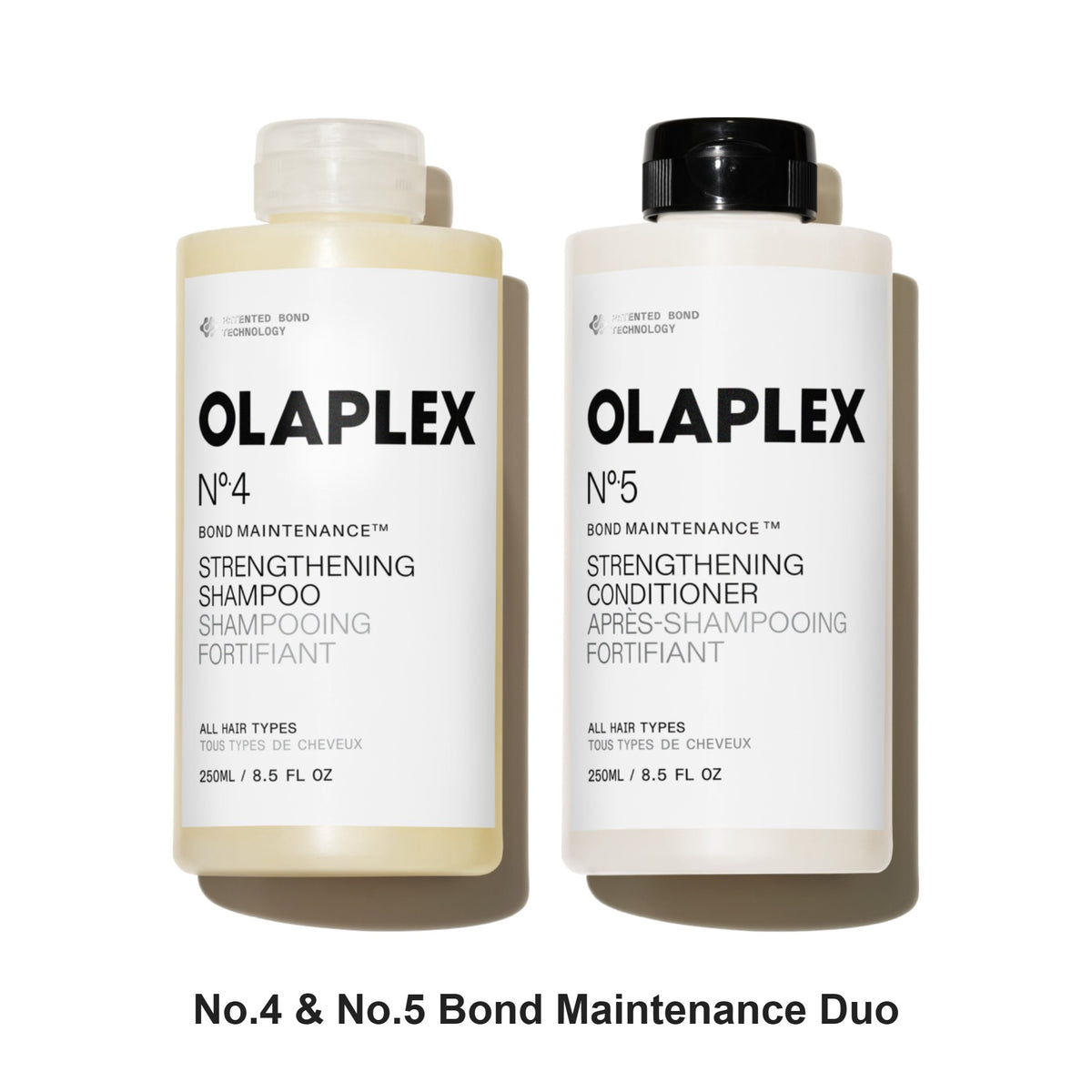 Olaplex - No.4 & No.5 Bond Maintenance Shampoo & Conditioner Duo Bundle – bundle contents: No.4 Bond Maintenance Shampoo 250ml, No.5 Bond Maintenance Conditioner 250ml