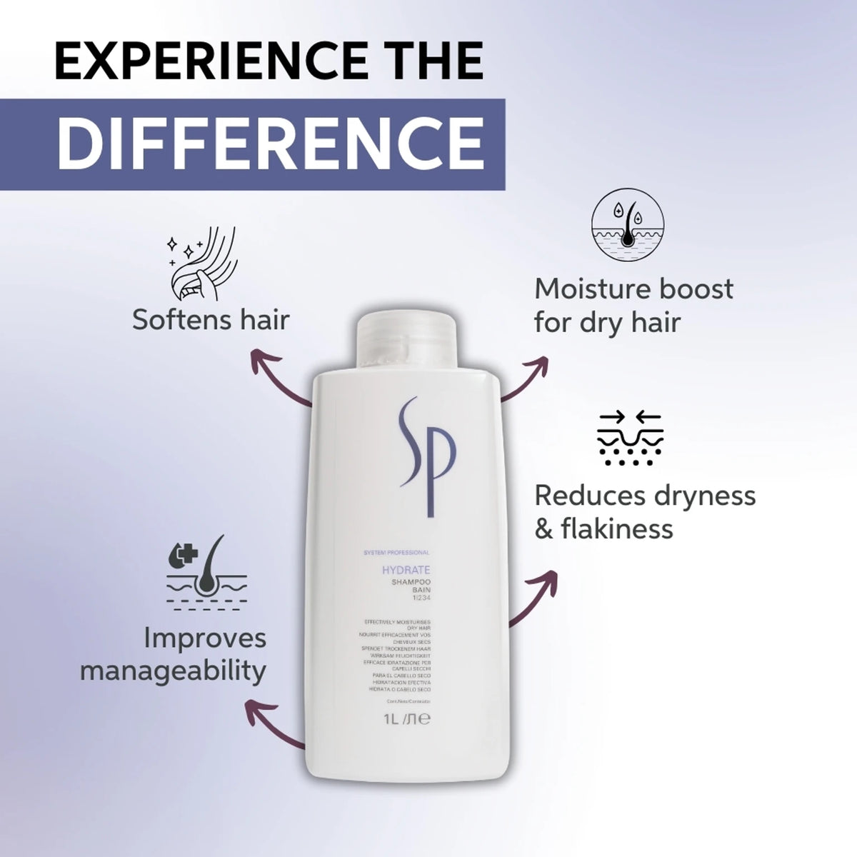 System Professional Classic - Hydrate Shampoo 1000ml - Zilion