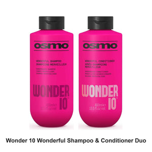 Osmo - Wonder 10 Wonderful Shampoo & Conditioner Duo Bundle – bundle contents: Wonder 10 Wonderful Shampoo 400ml, Wonder 10 Wonderful Conditioner 400ml