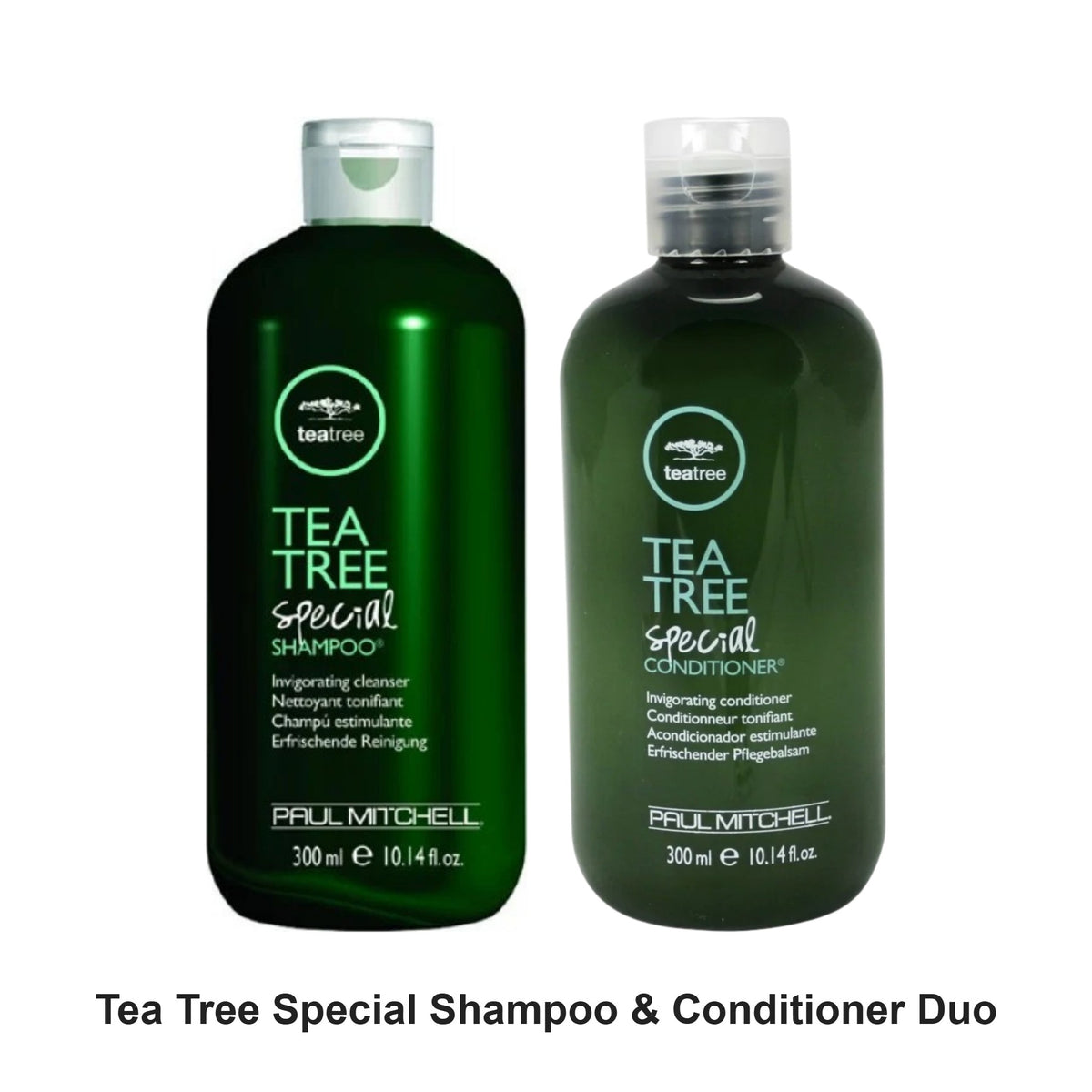 Paul Mitchell - Tea Tree Special Shampoo & Conditioner Duo Bundle – bundle contents: Tea Tree Special Shampoo 300ml, Tea Tree Special Conditioner 300ml