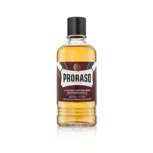 Proraso - Professional Aftershave Lotion Red Sandalwood – Twin Pack (2 x 400ml) – Proraso - Professional Aftershave Lotion Red Sandalwood 400ml