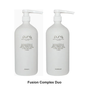 Pure Organic - Fusion Complex Shampoo & Conditioner Duo 1000ml Bundle – bundle contents: Fusion Complex Shampoo 1000ml, Fusion Complex Conditioner 1000ml