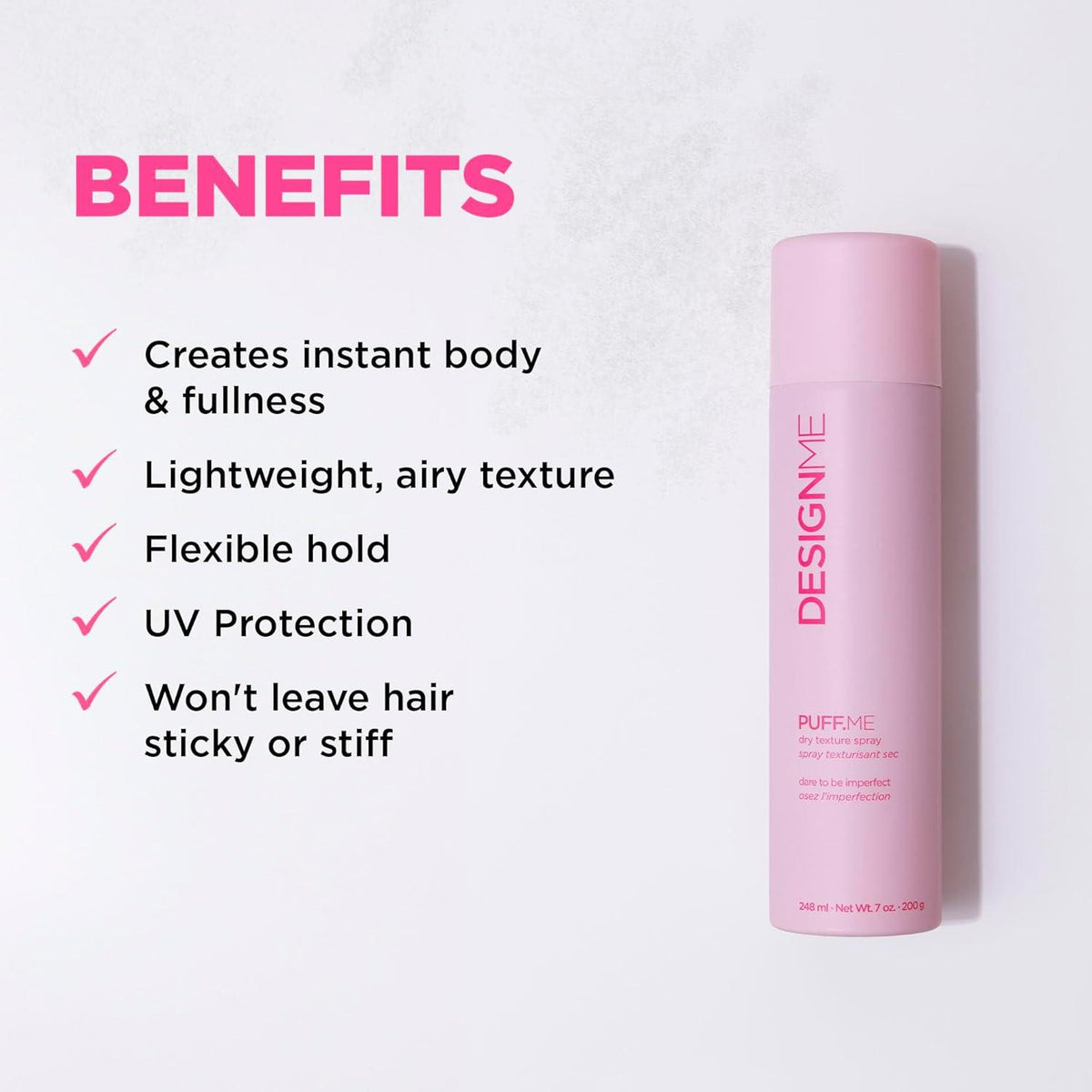 DesignMe Puff Me Dry Texture Spray 248ml - image 6