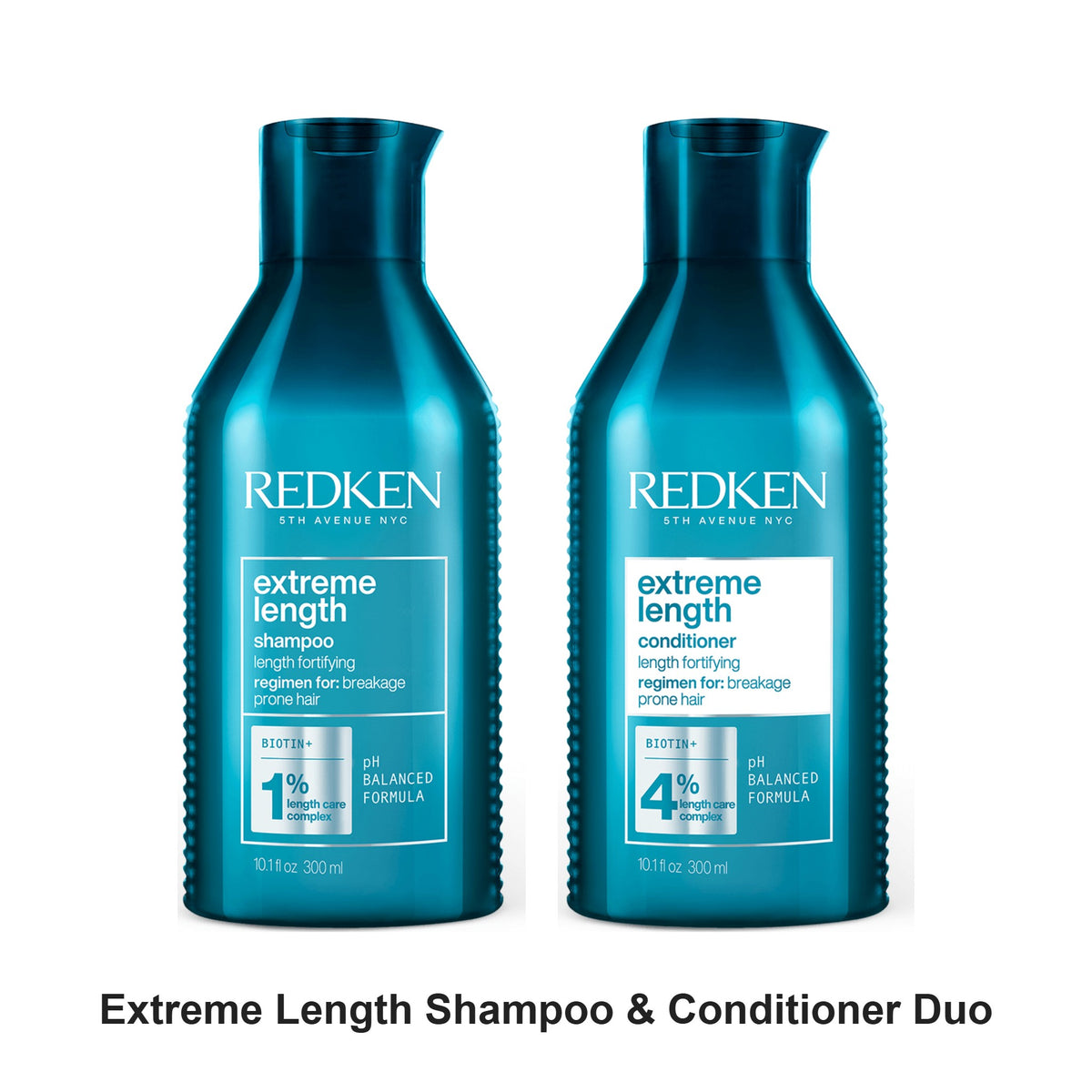 Redken - Extreme Length Shampoo & Conditioner Duo Bundle – bundle contents: Extreme Length Shampoo 300ml, Extreme Length Conditioner 300ml