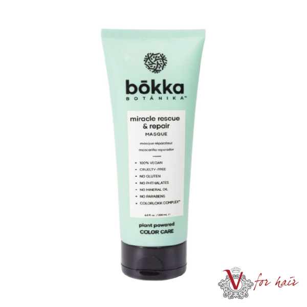 Bokka Botanika Miracle Rescue & Repair Masque – pack on white